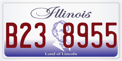 IL license plate B238955