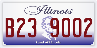 IL license plate B239002