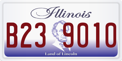 IL license plate B239010