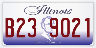 IL license plate B239021