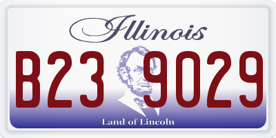 IL license plate B239029