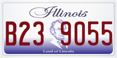 IL license plate B239055