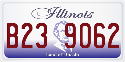 IL license plate B239062