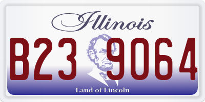 IL license plate B239064