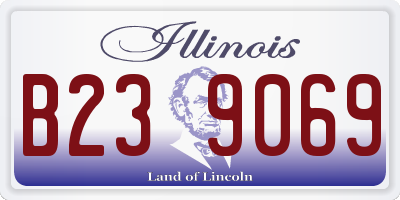 IL license plate B239069