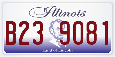 IL license plate B239081