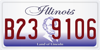 IL license plate B239106