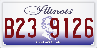 IL license plate B239126