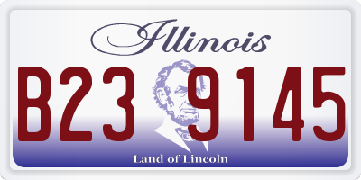 IL license plate B239145