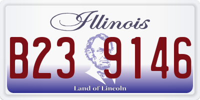 IL license plate B239146