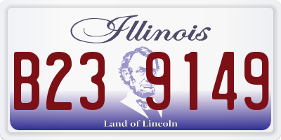 IL license plate B239149