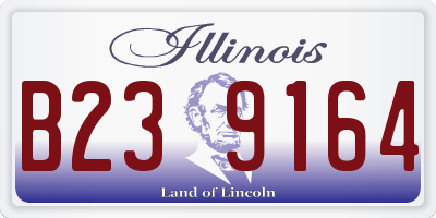 IL license plate B239164