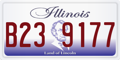 IL license plate B239177