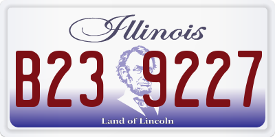 IL license plate B239227