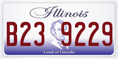 IL license plate B239229
