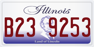 IL license plate B239253