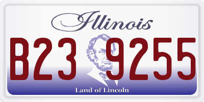 IL license plate B239255