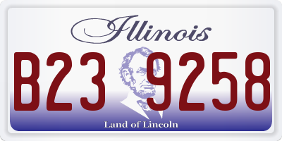 IL license plate B239258