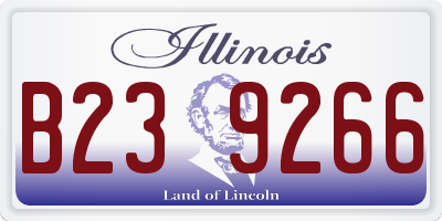 IL license plate B239266