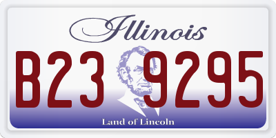 IL license plate B239295