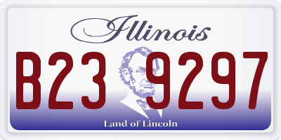IL license plate B239297
