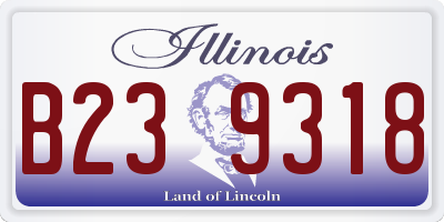 IL license plate B239318