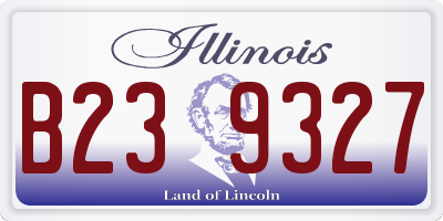 IL license plate B239327