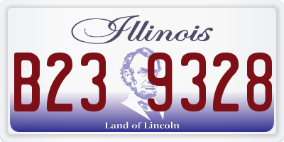IL license plate B239328