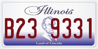 IL license plate B239331