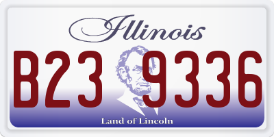 IL license plate B239336