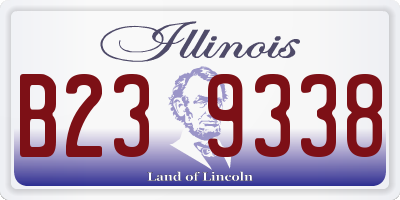 IL license plate B239338