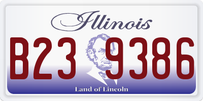 IL license plate B239386