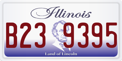IL license plate B239395