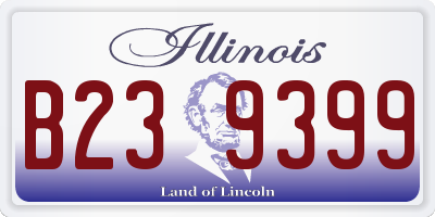 IL license plate B239399
