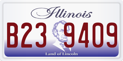 IL license plate B239409