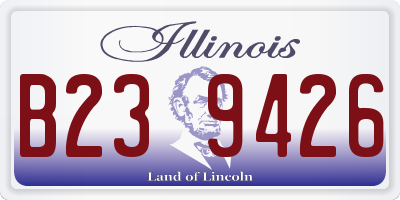 IL license plate B239426