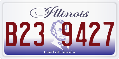 IL license plate B239427