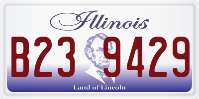 IL license plate B239429