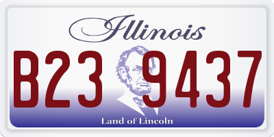 IL license plate B239437