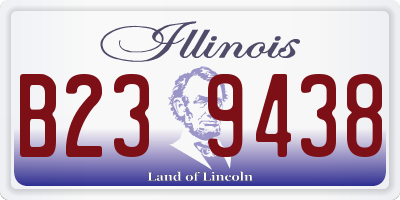 IL license plate B239438