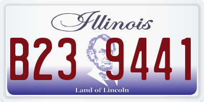 IL license plate B239441
