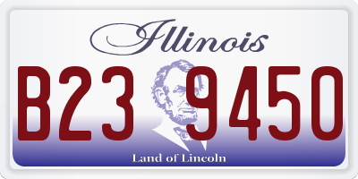 IL license plate B239450