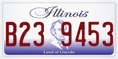 IL license plate B239453