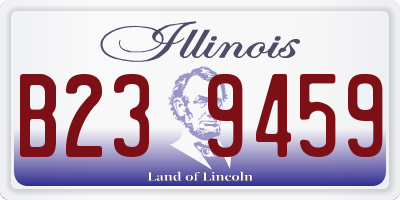 IL license plate B239459