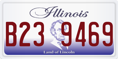 IL license plate B239469