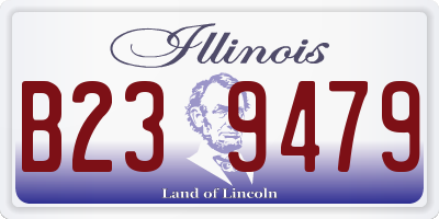 IL license plate B239479