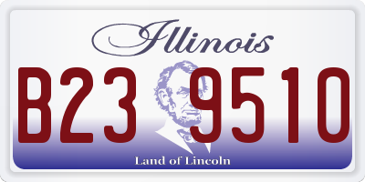 IL license plate B239510