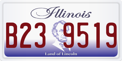 IL license plate B239519