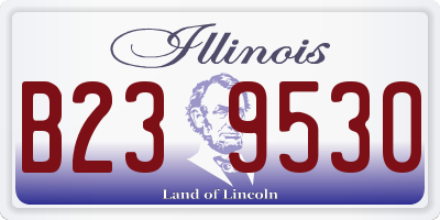 IL license plate B239530