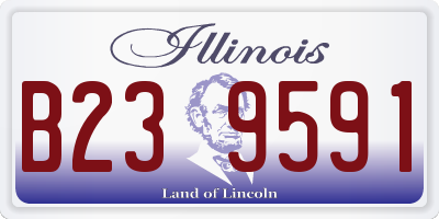 IL license plate B239591
